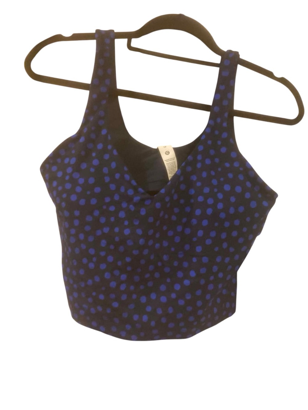 NWT Lululemon Align Tank Size 12 STAMP DOT BEACH BALL BLUE